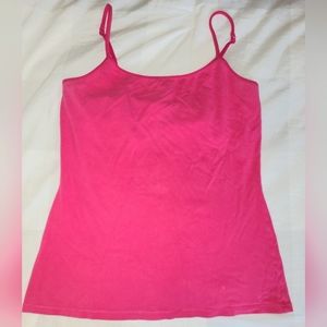 Dark Pink Vintage Express Sexy Basic Cami